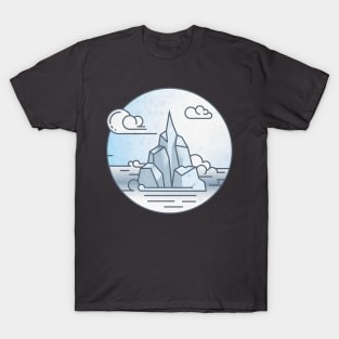 Ice mountain landscape T-Shirt